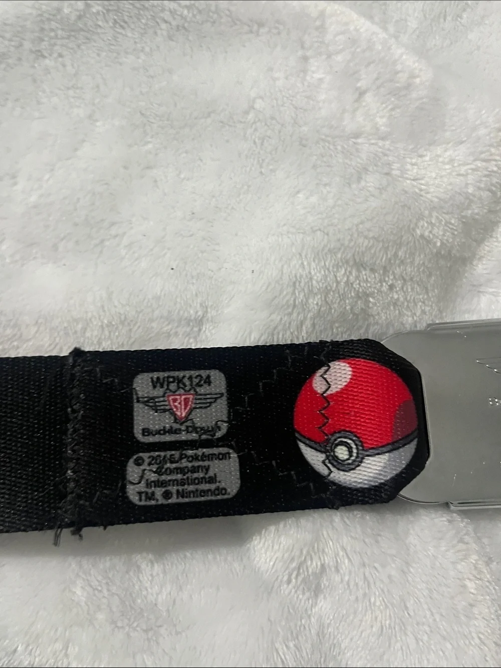 Buckle Down Pokemon Seatbelt Style Boys Belt